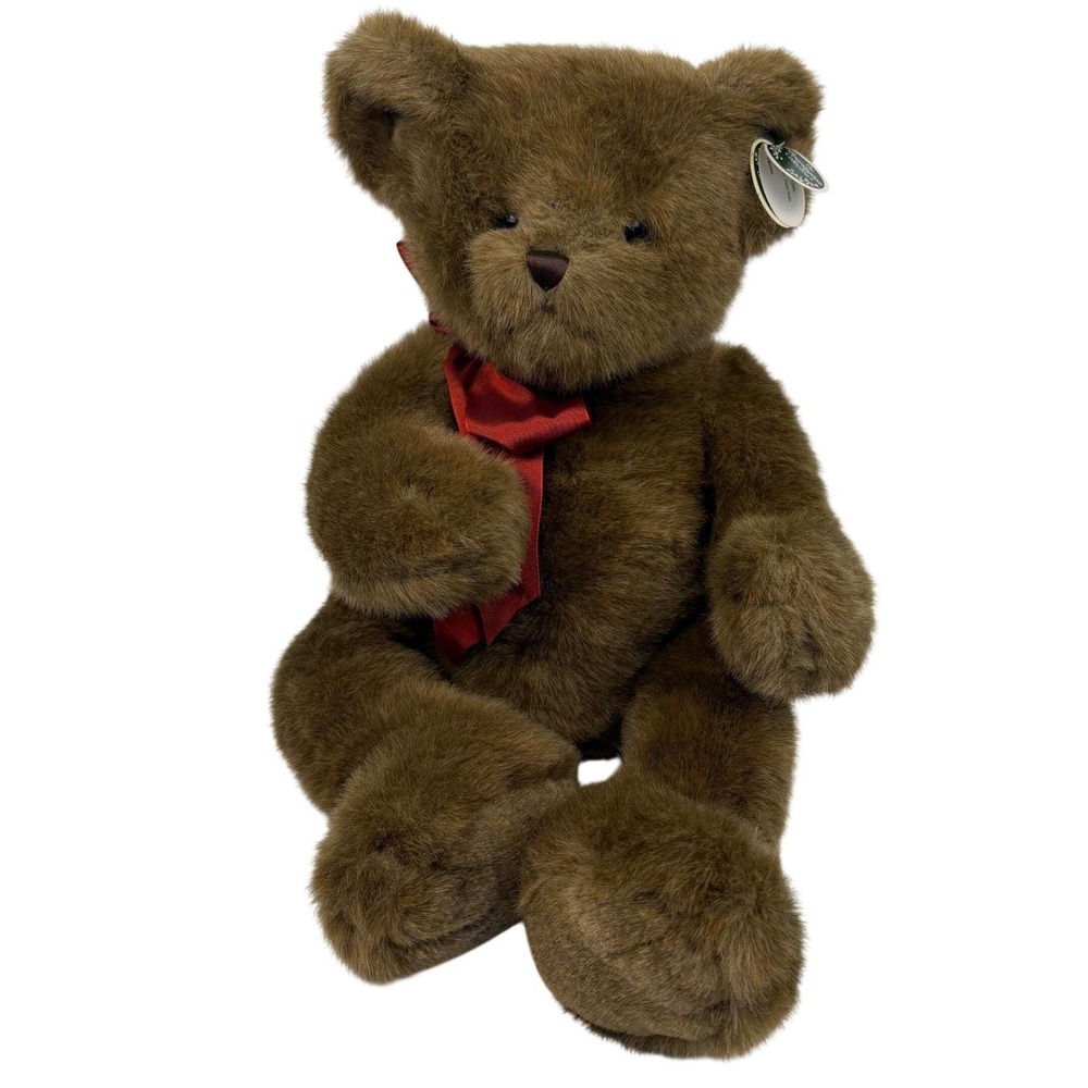 The Bearington Collection Papa Hugs Teddy Bear Retired 2005 30in Brown NWT 1268L